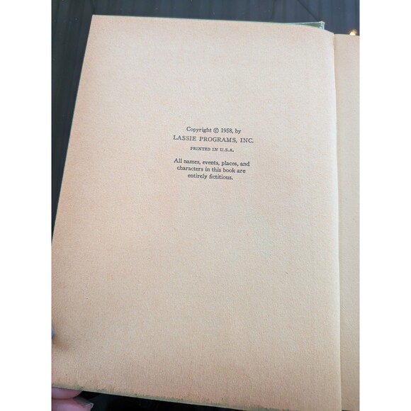 VTG Lassie and the Secret of the Summer – Hardcover Authorized TV Edition 1958 - Picture 5 of 12